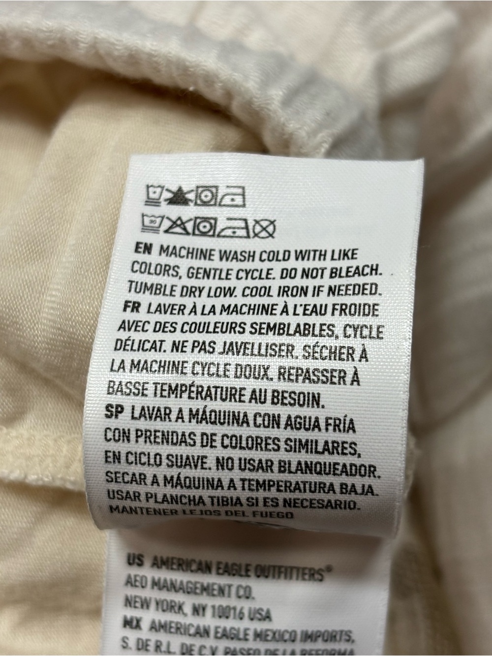 American Eagle Outfitters Cream Lace-Panel Maxi Skirt - Picture 5 of 6